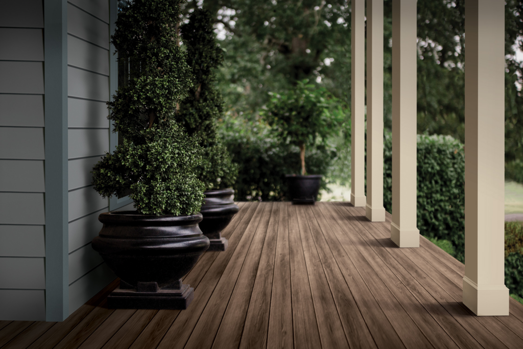 PVC Wood-Look Exterior Flooring